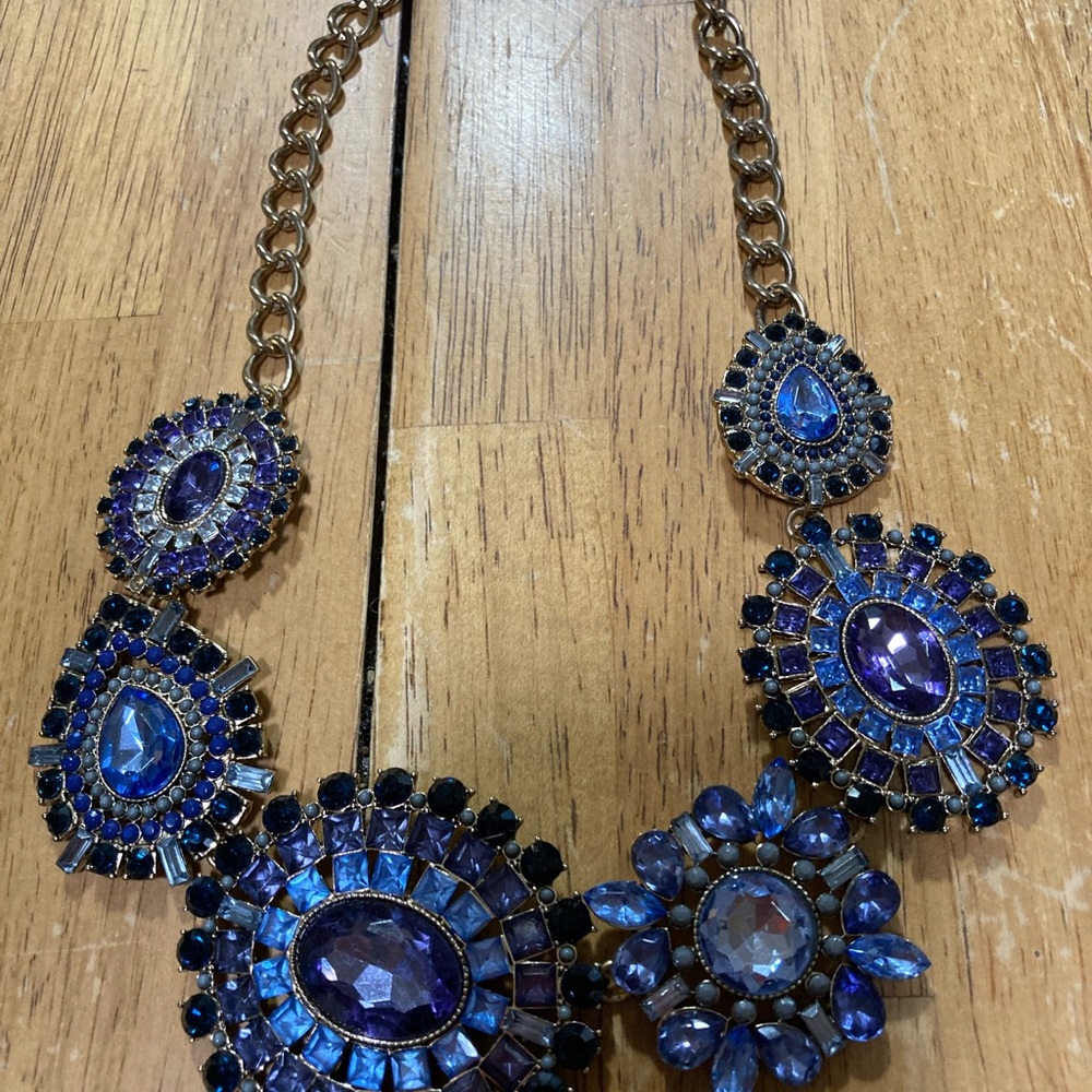 Beautiful blue necklaces super elegant